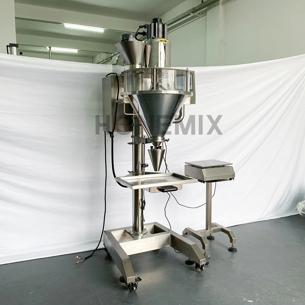 Hone Semi Automatic Servo Motor Auger Dry Powder Quantitative Packaging Filling Packing Machine with Factory Price