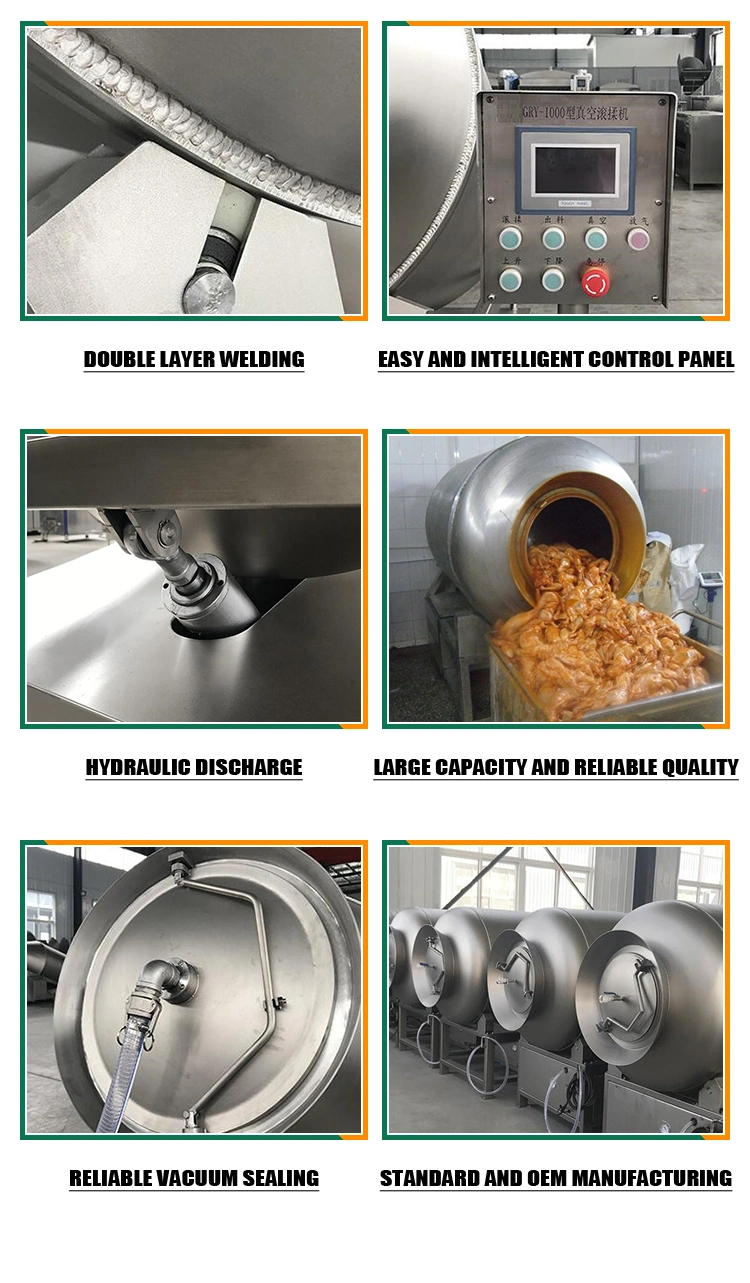 Factory Use Meat Products Processing Machine Tumbler Mixer