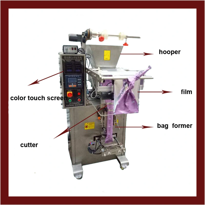 China Supplier Automatic Bag/Pouch Vertical Coffee/Juice/Coffee/Milk Powder Wrapping Packaging Sealing Filling Machine for Powder Packing