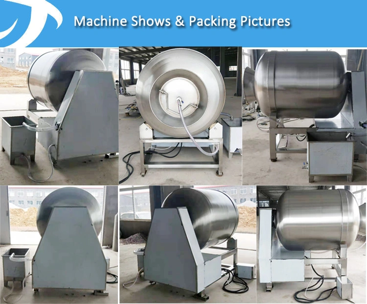 Automatic Wooden Package Stainless Steel Mixer Sausage Price Vacuum Meat Tumbler Machine New