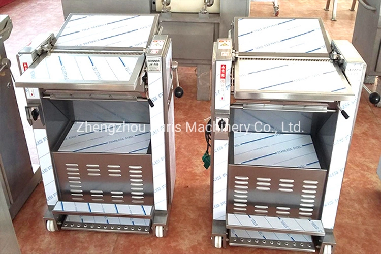 Automatic Stainless Steel Pig Skin Removal Removing Peeler Machine Meat Skin Peeling Cutting Meat Processing Machine
