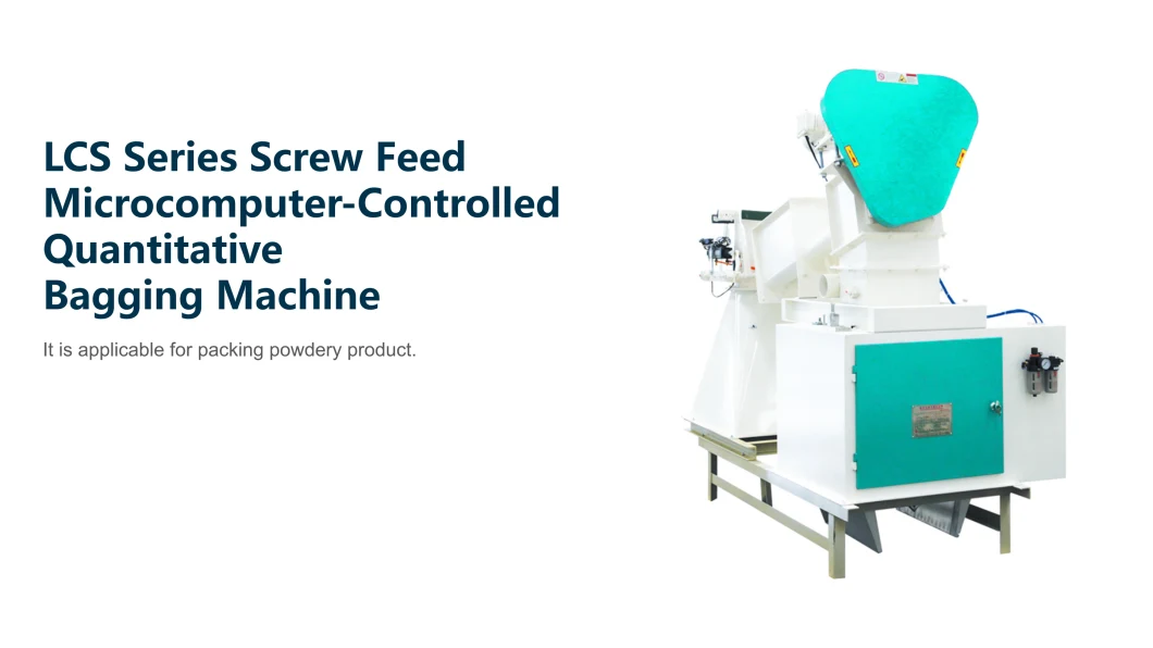 Automatic Screw Feed Microcomputer-Controlled Quantitative Electronic Packaging Scale Machine for Flour, Rice Flour etc. Grain Powder