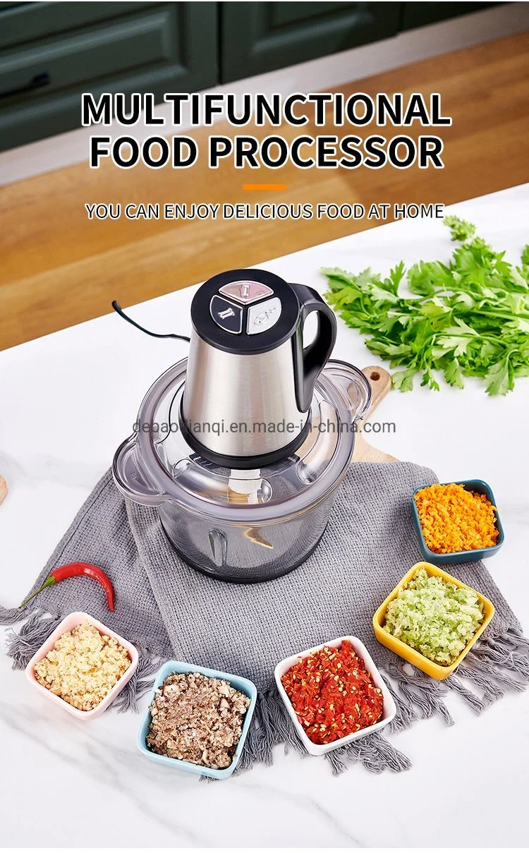 Meat and Vegetable Food Home Professional Meat Chopper Mini Portable Stainless Steel 3L Electric Meat Grinder Sale