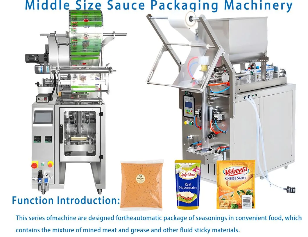 Multifunctional Quantitative Sauce Automatic Salad Dressing Large Capacity Packaging Machine