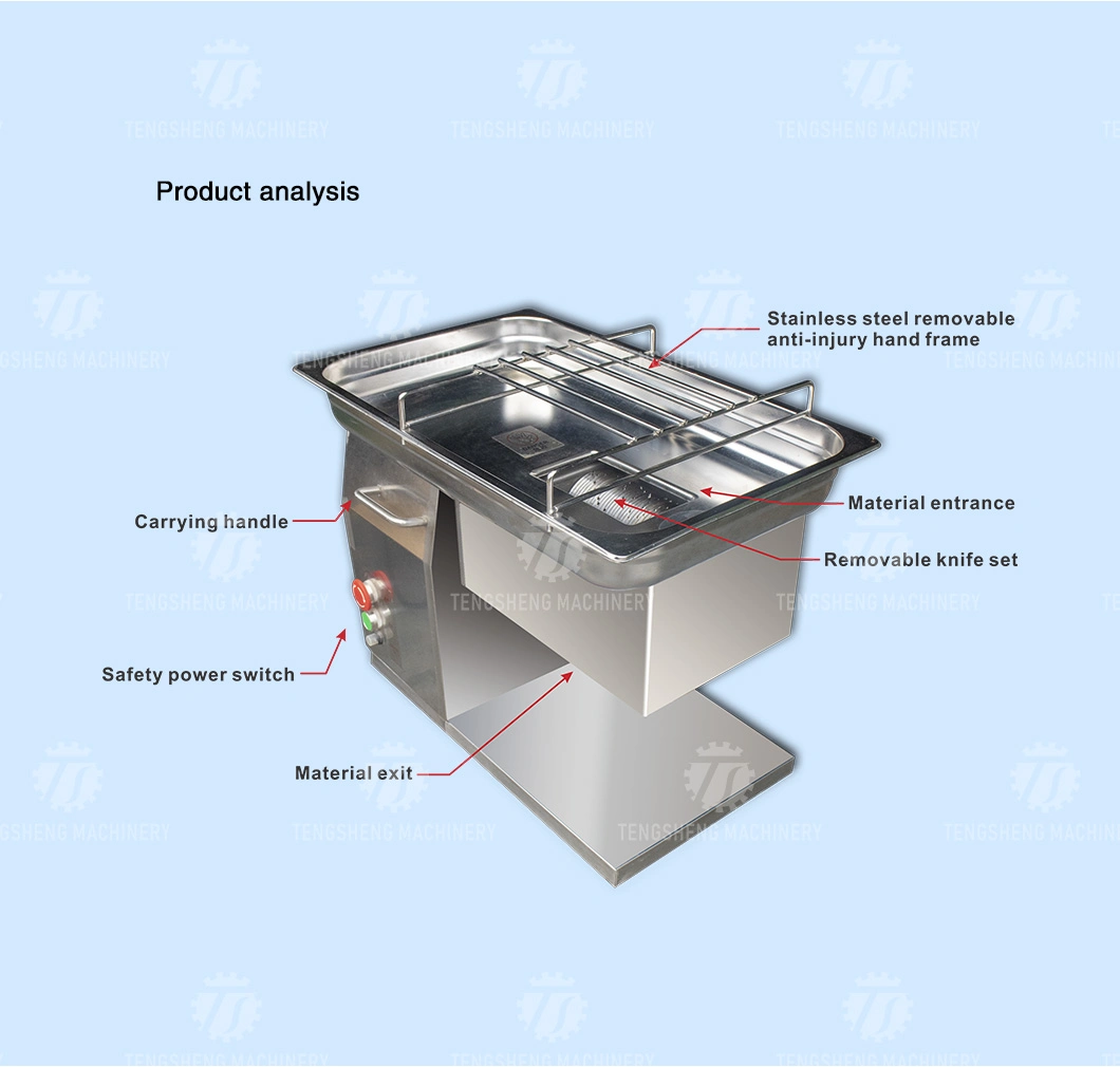 Food Machine Automatic Mutton Meat Dicer Machine Meat Cube Cutter