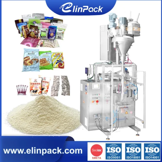 Best Selling Automatic Vertical Powder Form Fill Seal Wrapping Flow Packaging Packing Filling Sealing Machine