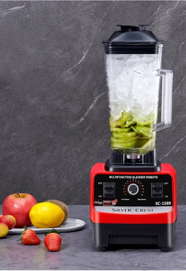 2022 New Fresh Fruit Juice Blender Kitchen Heavy Duty 4500W Commercial Electric Mixer 2 in 1 Silver Crest Juicer Blender