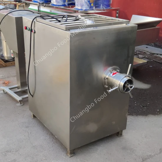 Industrial 304 Stainless Steel Processing/Mincing/Chopping/Cutting/Grinding/Slicing Machine for Sausage Food Meat Meatball Dumpling Bun Filling Pet Food Chicken