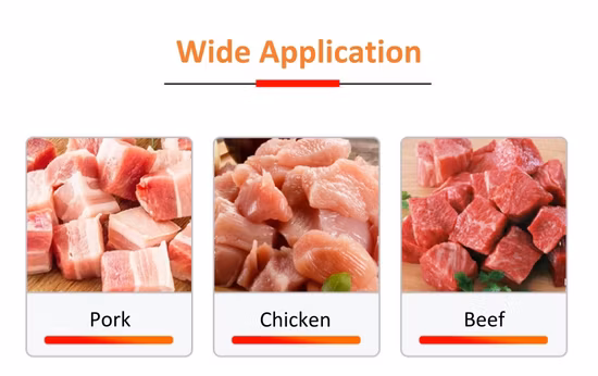 Food Machine Automatic Mutton Meat Dicer Machine Meat Cube Cutter
