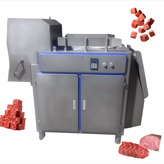 High Quality Chicken Cube Cutting Machine Frozen Fish Meat Cutter