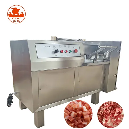 Diced Cut Chicken Dicer Cutting Slice Dice Multi Meat Dicing Machine Cube Cutter